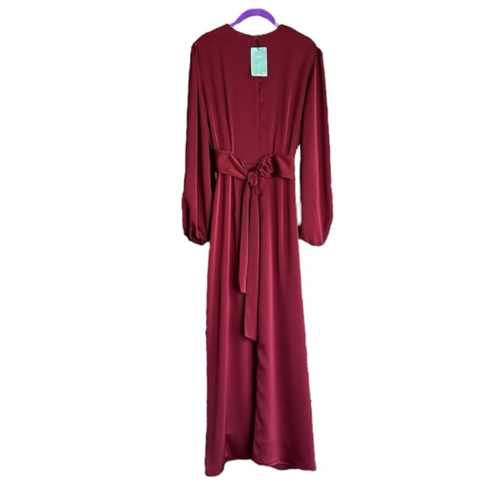 Elegant Women's Evening Dress With Wrap Effect Size L